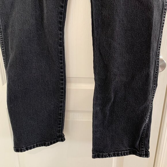 Wrangler Premium Jeans Regular Fit Black Denim Stretch Waist Men's Size 44 x 32 - Picture 6 of 8
